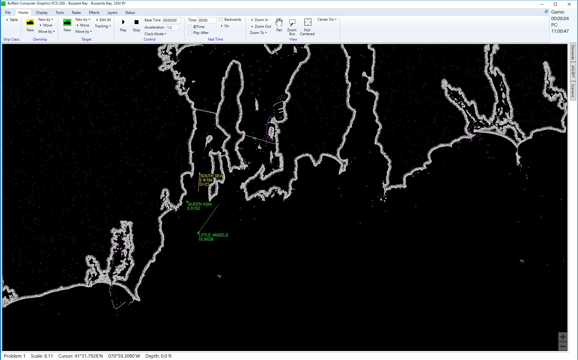 Radar Simulator Control Software (MAST)